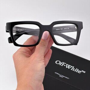 Off-White STYLE 21 Eyeglasses – Black Square Frame | Model OERJ021 1000